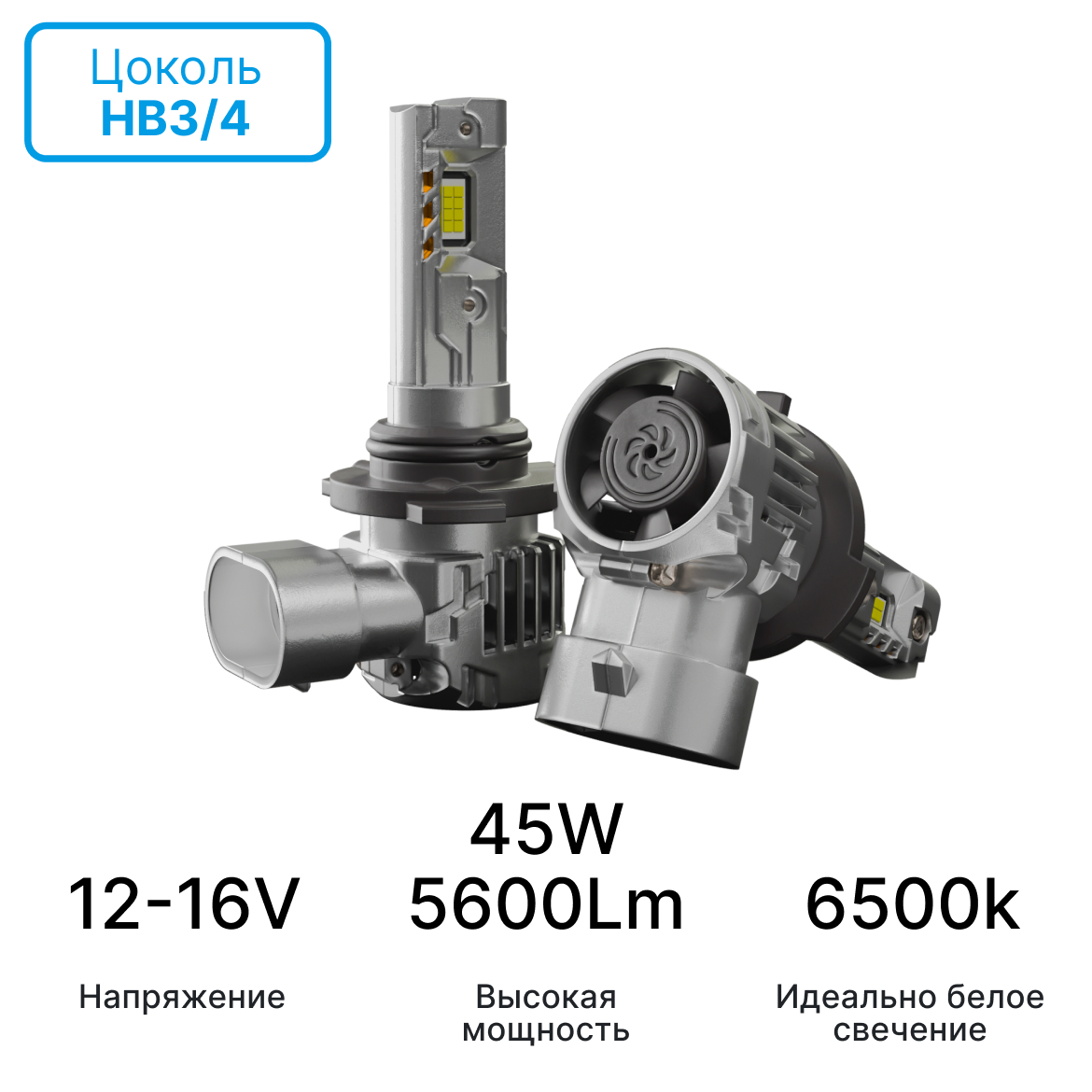 Светодиодные лампы iBOX VEGA HB3/4 (Версия 2025)