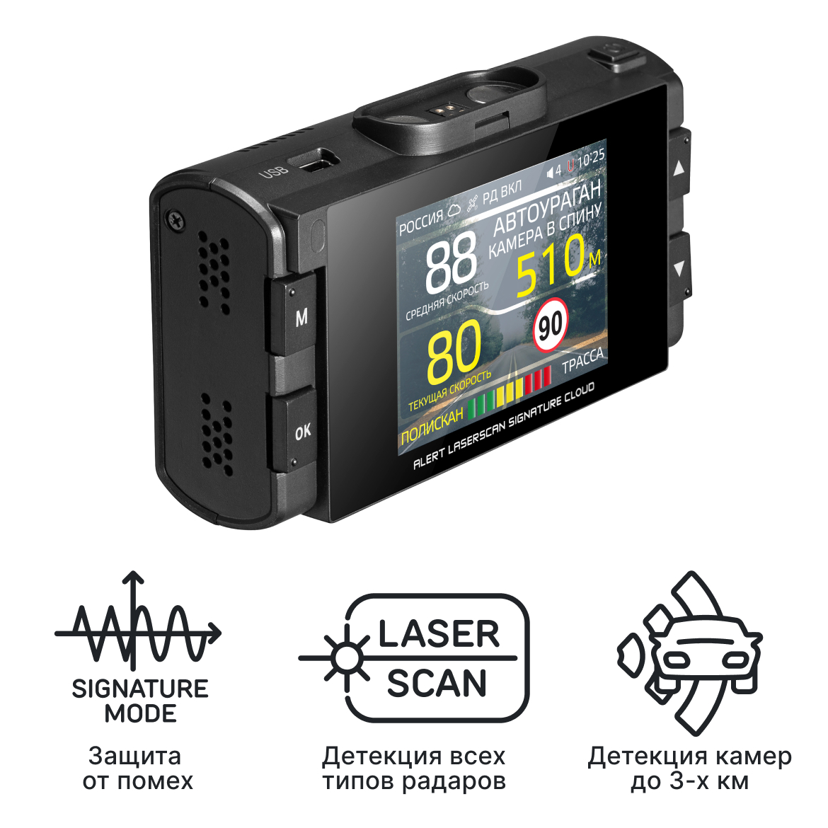 Радар-детектор iBOX Alert LaserScan Signature Cloud